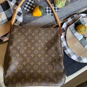 Vintage LOUIS VUITTON Looping GM tote Authentic